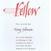 Terry Johnson Calligraphy
